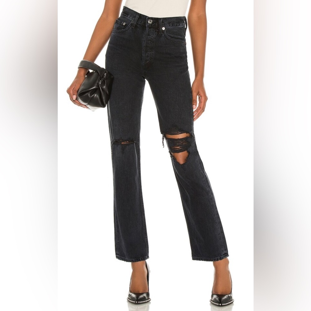 AGOLDE Lana vintage straight in Disorder. Size 28